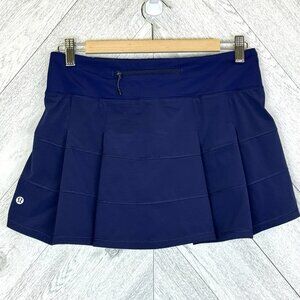 Lululemon Pace Rival Skirt Womens Size 6 Regular Blue Run Golf Tennis Pickleball